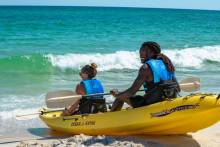 Kayak on Adventure Beach at Portofino Island Resort